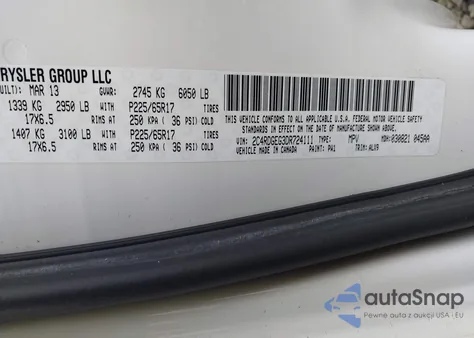 2013 Dodge Grand Caravan R/T from USA, damaged, VIN 2C4RDGEG3DR724111